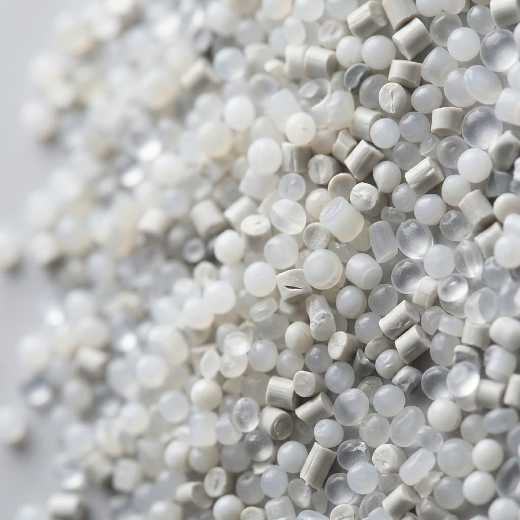 Engineering polymer granules background